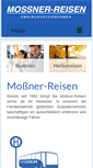 Mobile Screenshot of mossner-reisen.de
